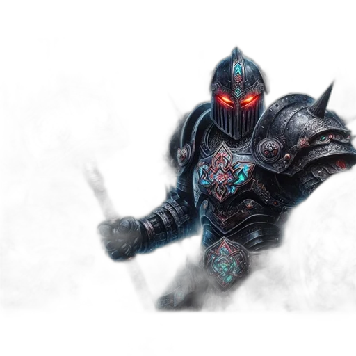 sword, mask, robot, weapon transparent PNG cut-out