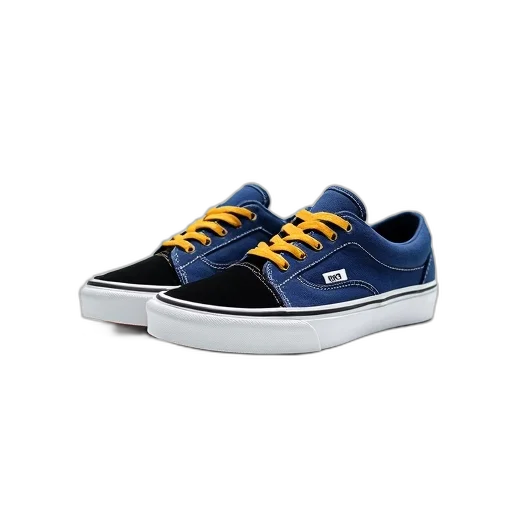 shoes, 3d render, blue, pair transparent PNG cut-out