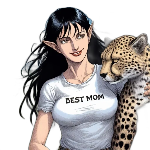 comic book art, fantasy art, concept art, cartoon transparent PNG cut-out