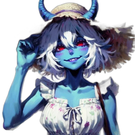 mask, crown, staff, creature transparent PNG cut-out