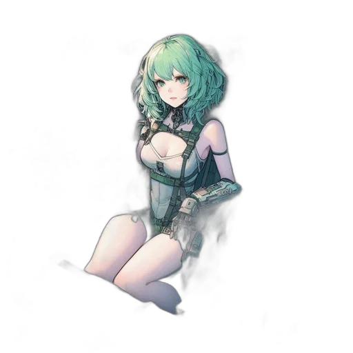 robot, dress, weapon, sword transparent PNG cut-out