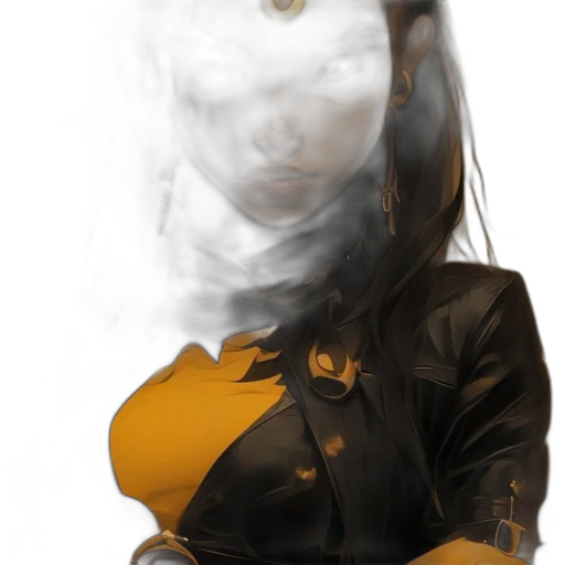 mask, face, staff, jacket transparent PNG cut-out