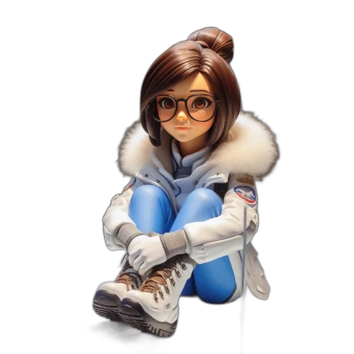 jacket, staff, face, concept art transparent PNG cut-out