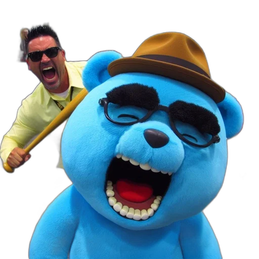 3d render, vibrant, event, man transparent PNG cut-out