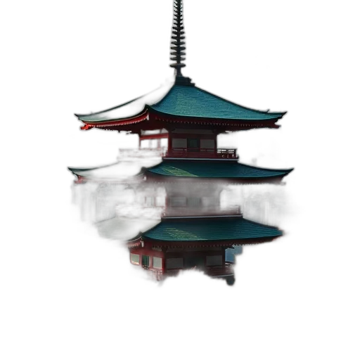 building, staff, umbrella, dragon transparent PNG cut-out