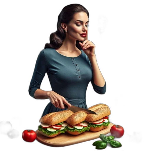 food, dress, photorealistic, concept art transparent PNG cut-out