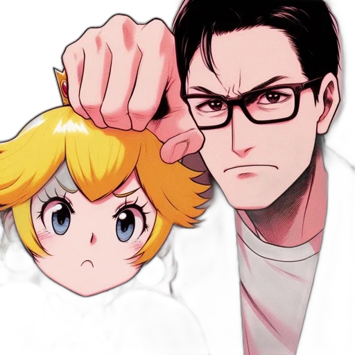 crown, staff, hair, weapon transparent PNG cut-out