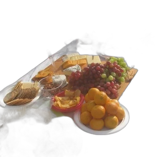 food, 3d render, photorealistic, concept art transparent PNG cut-out