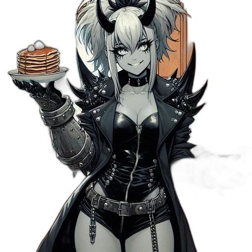 food, robot, staff, concept art transparent PNG cut-out
