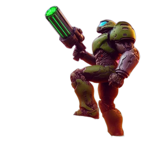 robot, weapon, staff, bottle transparent PNG cut-out