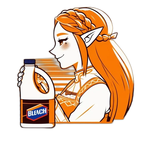 bottle, dress, dragon, pixel art transparent PNG cut-out