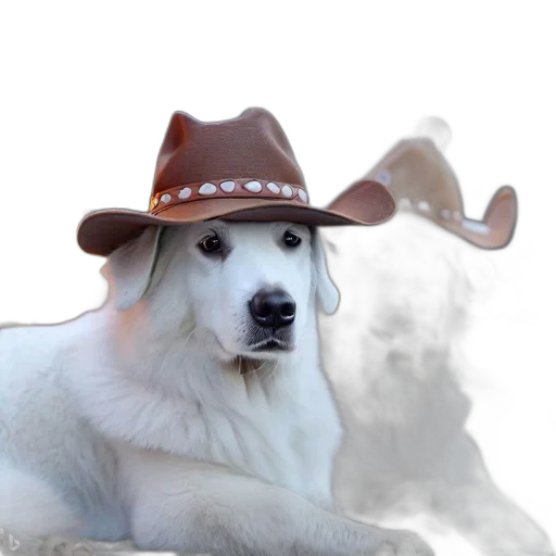hat, animal, staff, creature transparent PNG cut-out