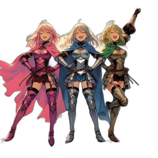 concept art, fantasy art, comic book art, pixel art transparent PNG cut-out