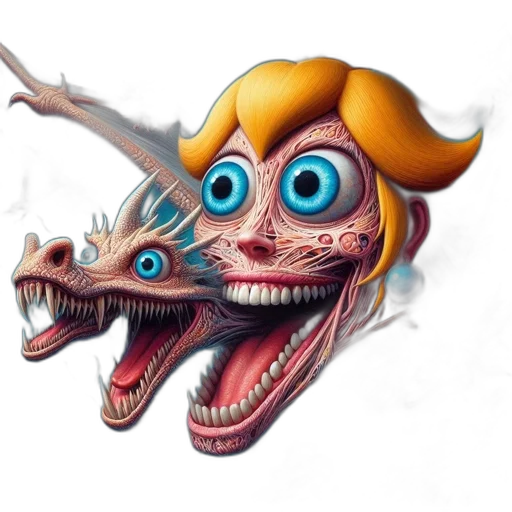 mask, creature, dragon, face transparent PNG cut-out