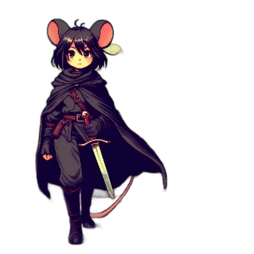 staff, weapon, animal, pixel art transparent PNG cut-out