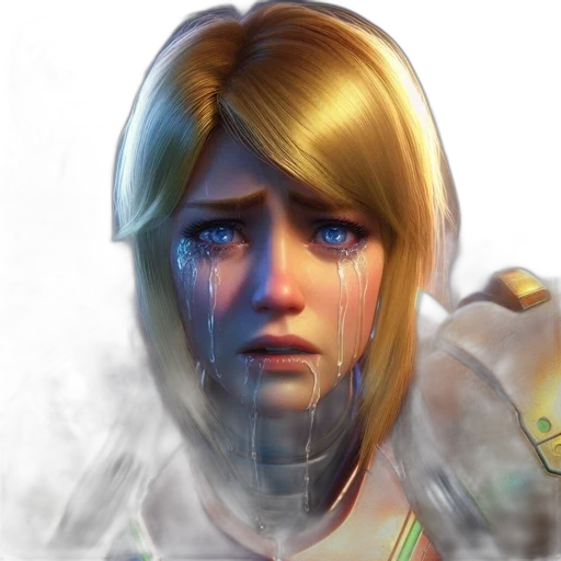 face, robot, concept art, photorealistic transparent PNG cut-out