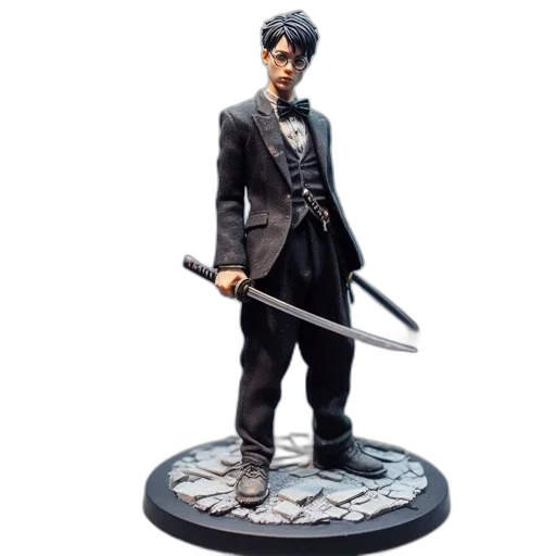 staff, sword, concept art, 3d render transparent PNG cut-out