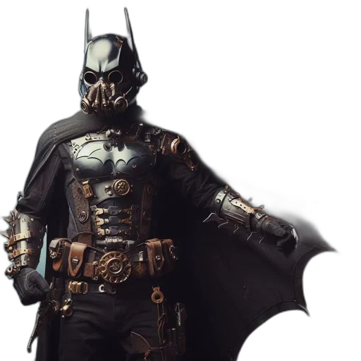 mask, concept art, comic book art, 3d render transparent PNG cut-out