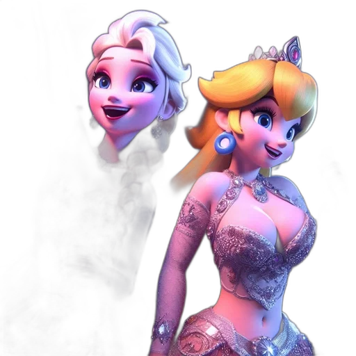 dress, concept art, 3d render, fantasy art transparent PNG cut-out