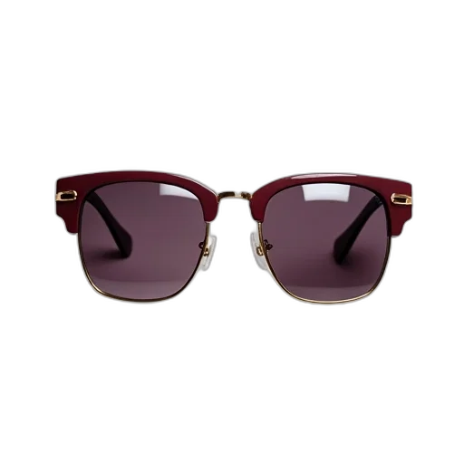 pair, sunglasses, maroon, frame transparent PNG cut-out