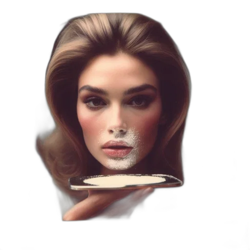 face, mask, jewelry, hair transparent PNG cut-out