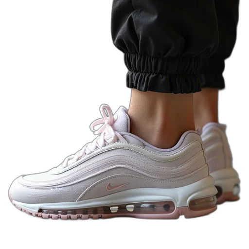 shoes, vaporwave, 3d render, photorealistic transparent PNG cut-out