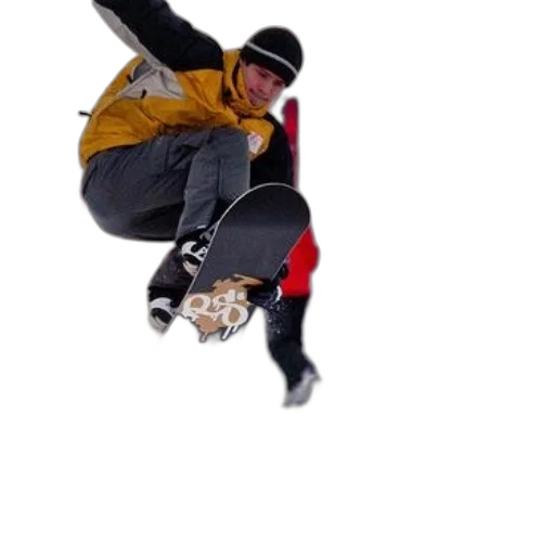 jacket, hat, staff, shoes transparent PNG cut-out
