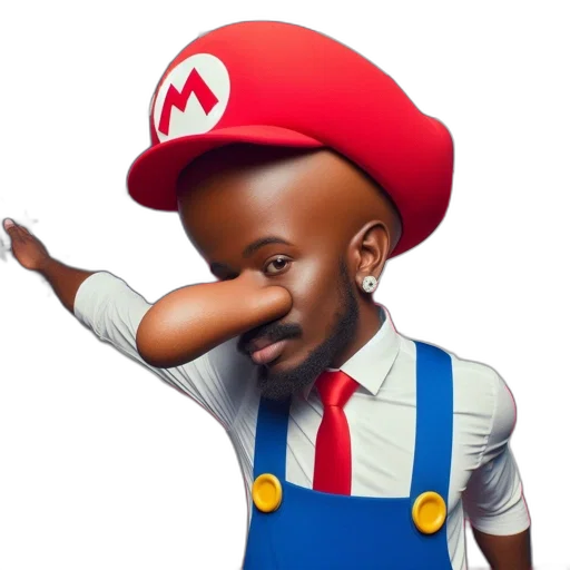 face, hat, mask, staff transparent PNG cut-out