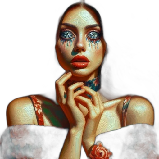 jewelry, face, dress, mask transparent PNG cut-out