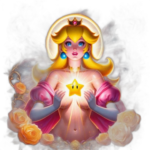 crown, jewelry, staff, fantasy art transparent PNG cut-out