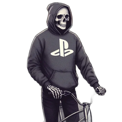 jacket, mask, staff, face transparent PNG cut-out