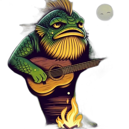 staff, dragon, creature, fantasy art transparent PNG cut-out