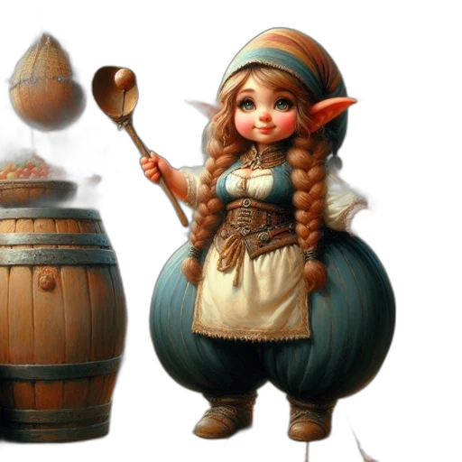 food, concept art, fantasy art, 3d render transparent PNG cut-out