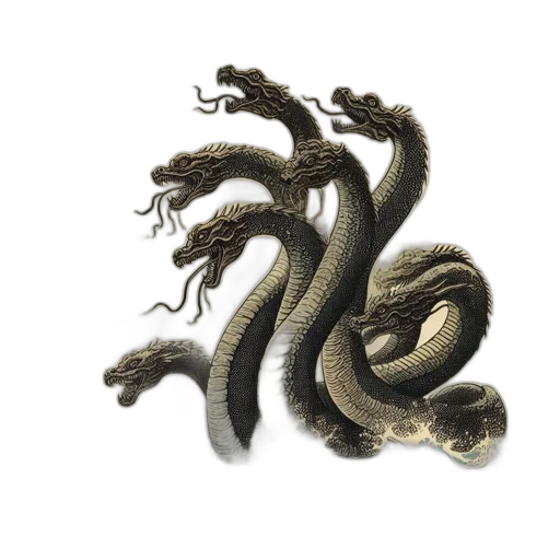 dragon, hair, creature, animal transparent PNG cut-out