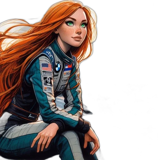 jacket, comic book art, concept art, fantasy art transparent PNG cut-out