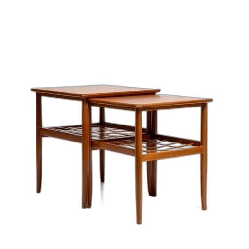 furniture, 3d render, nesting, tables transparent PNG cut-out