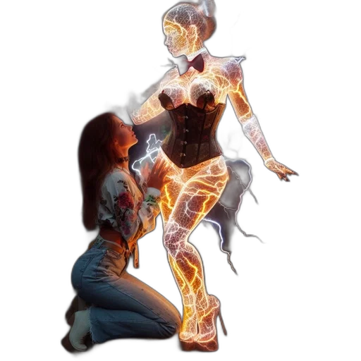 robot, concept art, fantasy art, 3d render transparent PNG cut-out
