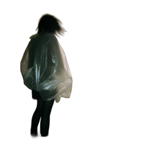 jacket, dress, umbrella, creature transparent PNG cut-out