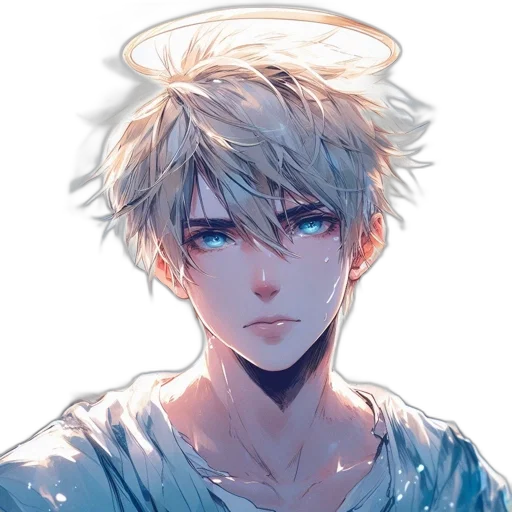 face, creature, anime, pixel art transparent PNG cut-out