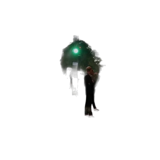 tree, creature, hair, staff transparent PNG cut-out
