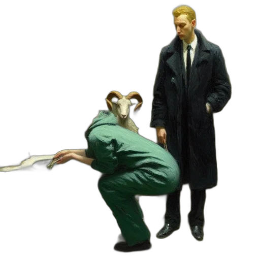 staff, weapon, jacket, creature transparent PNG cut-out