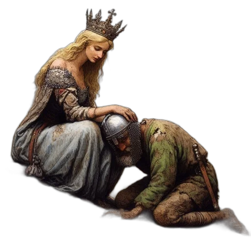 crown, fantasy art, concept art, photorealistic transparent PNG cut-out