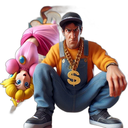 jacket, concept art, 3d render, vaporwave transparent PNG cut-out