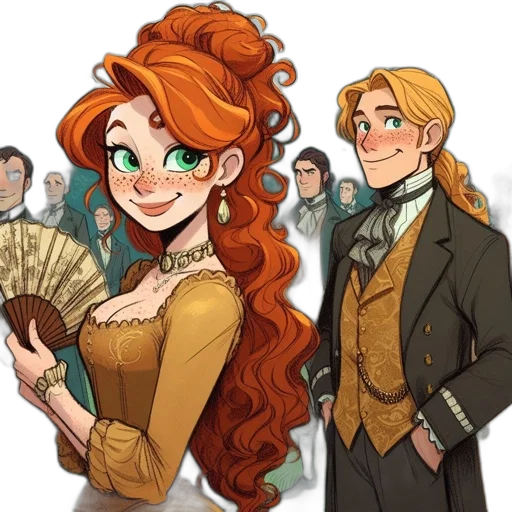 concept art, fantasy art, cartoon, comic book art transparent PNG cut-out