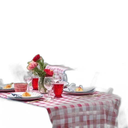 food, furniture, dress, 3d render transparent PNG cut-out