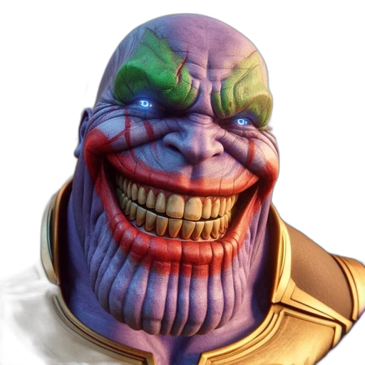 face, mask, creature, staff transparent PNG cut-out
