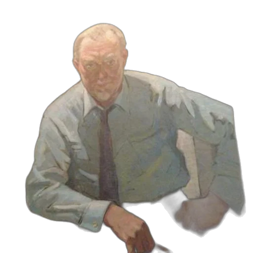 jacket, staff, face, robot transparent PNG cut-out