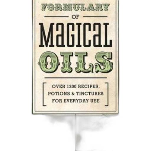 formulary, magical, oils, over transparent PNG cut-out