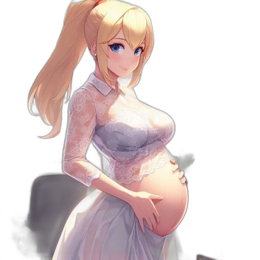 dress, robot, bottle, staff transparent PNG cut-out