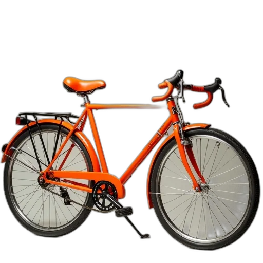 3d render, photorealistic, orange, chrome transparent PNG cut-out